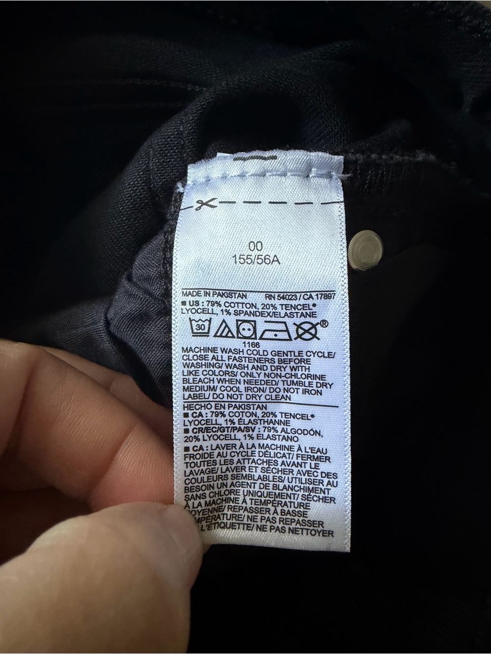 Old Navy Women’s Extra High-Waisted Super Wide-Leg Jeans 00 Black NEW - Picture 7 of 9
